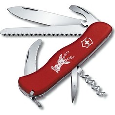 Нож перочинный Victorinox Hunter 0.8873 (с фиксатором лезвия 13 функций, красный)