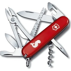 Нож перочинный Victorinox Angler 1.3653.72 (91мм, 18 функций, красный с логотипом рыба)