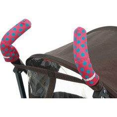 Чехлы Choopie CityGrips (Сити Грипс) на ручки для коляски-трости 371/4189 polka-dot pink