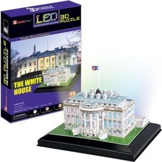 3D пазл CubicFun Белый дом с иллюминацией (США) (L504h)
