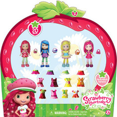 Игровой набор The Bridge Шарлотта Земляничка - Набор кукол 8 см (4 шт.) с одеждой