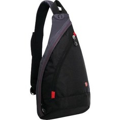 Рюкзак Wenger MONO SLING с одним плечевым ремнем черный/серый (1092230)