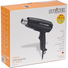 Строительный фен Steinel HL 1400 S + 2 насадки (052706/110055247)