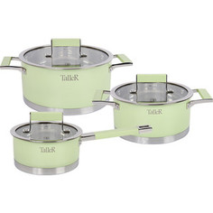 Набор посуды 6 предметов Taller Минт (TR-7170)