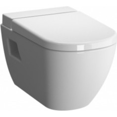 Унитаз подвесной Vitra D-Light Rim-Ex с сиденьем микролифт (5911B003-1086, 104-003-009)