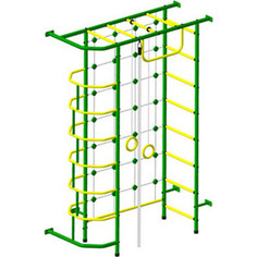 Детский спортивный комплекс Пионер 9М зелёно- жёлтый