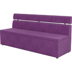 Кухонный диван Мебелико Классик микровельвет фиолетовый АртМебель