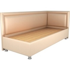 Кровать OrthoSleep Барби бисквит жесткое основание 90х200 правый угол