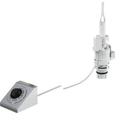Кнопка пневматического смыва на расстоянии AlcaPlast ножное управление, металл, монтаж: в стену (MPO13)