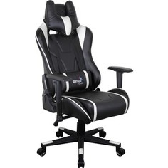 Кресло для геймера Aerocool AC220 AIR-BW черно-белое с перфорацией