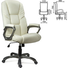 Кресло офисное Brabix Titan EX-579 экокожа бежевое 531399