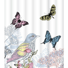 Штора для ванной Lemark Colorful butterflies (C1820T004)