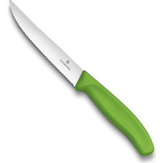 Нож для стейков и пиццы 12 см Victorinox Gourmet зеленый (6.7936.12L4)