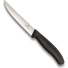 Нож для стейков и пиццы 12 см Victorinox Gourmet черный (6.7933.12)