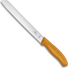 Нож для хлеба 21 см Victorinox оранжевый (6.8636.21L9B)