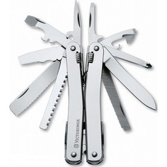 Мультитул Victorinox SwissTool Spirit 3.0223.L (105мм 26 функций, в кожаном чехле)