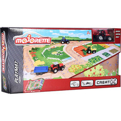 Игровой набор Majorette Коврик Creatix Farm, 1 машинка (2056413)