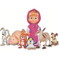 Simba Кукла Маша с друзьями-животными, 12см., 6/48 (9301020)