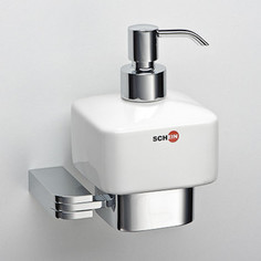Дозатор для жидкого мыла Schein Allom керамика, хром (222DS-R)