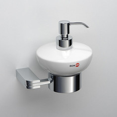 Дозатор для жидкого мыла Schein Allom керамика, хром (222DB-R)
