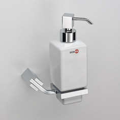 Дозатор для жидкого мыла Schein Watteau керамика, хром (122DS-R)