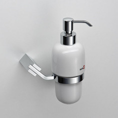 Дозатор для жидкого мыла Schein Watteau керамика, хром (122D-R)