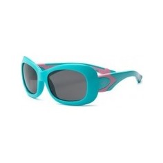 Cолнцезащитные очки Real Kids детские Breeze для девочек с поляризацией аквамарин/розовые (7BREAQPKP2)