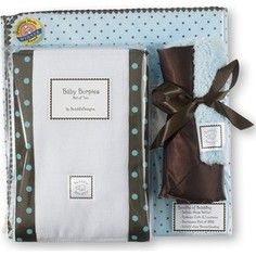 Подарочный набор SwaddleDesigns для новорожденного Gift Set PB w/ Brown Dot (SD-014PB-G)