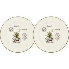 Набор из 2-х десертных тарелок Anna Lafarg LF Ceramics Букет (AL-55E2258-3-B-LF)