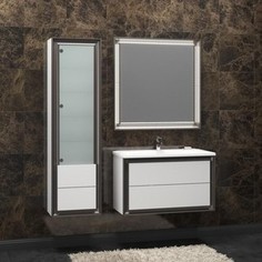 Мебель для ванной Opadiris Капри 90 белый глянцевый/нагал P46