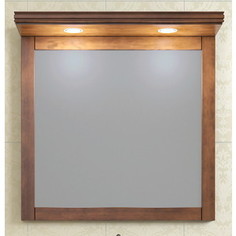 Зеркало Opadiris Мираж 80 для установки с козырьком Z0000007082, светлый орех Р10 (Z0000006875)