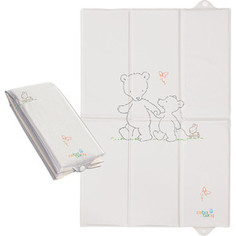 Матраc пеленальный Ceba Baby 40*60 см для путешествий Papa Bear grey W-305-004-260