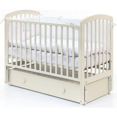 Кроватка Fiorellino Tina маятник продольный 120х60 ivory