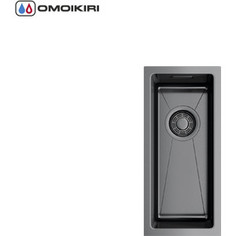 Дополнительная чаша Omoikiri Taki 20-U/IF GM вороненая сталь (4973105)