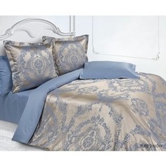 Комплект постельного белья Ecotex Семейный, сатин-жаккард, Клермон (КЭДчКлермон)