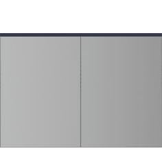 Зеркальный шкаф Am.Pm Spirit 2.0 100 см с LED подсветкой глубокий синий (M70AMCX1001DM) Am.Pm.