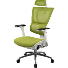 Кресло эргономичное Comfort Seating Group Mirus green (white frame)
