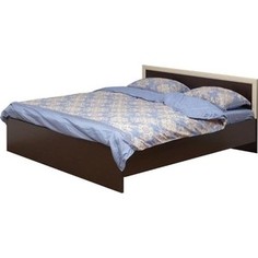 Кровать двойная Олимп 21.52-02 венге/дуб 120x200