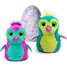 Интерактивный питомец Hatchimals Пингвинчик голубой, вылупляющийся из яйца (1 игрушка)