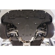 Защита картера и КПП АВС-Дизайн для Audi A4 B9 SD (2015-н.в.), A4 Allroad (2016-н.в.), A5 LB (2016-н.в.), композит 6 мм, 02.10k