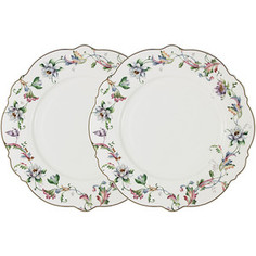 Набор обеденных тарелок 2 штуки 27 см Anna Lafarg Primavera Йорк (AL-NWP10875-302-PW)