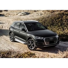 Пороги Silver new Rival для Audi Q5 (2017-н.в.), 193 см, алюминий, F193AL.0302.2