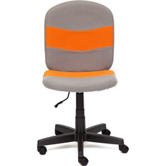 Кресло TetChair STEP ткань серый/оранжевый С27/С23