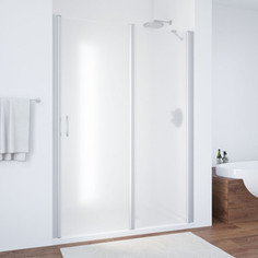 Душевая дверь в нишу Vegas Glass EP-F-1 0165 07 10 R правая, профиль матовый хром, стекло сатин