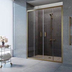 Душевая дверь в нишу Vegas Glass Z2P 170 05 05 профиль бронза, стекло бронза