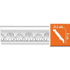 Профиль Decomaster DECOMASTER-2 цвет белый 91х80х2400 мм (95854)