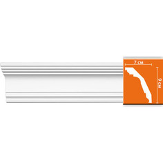Профиль Decomaster DECOMASTER-2 цвет белый 70х90х2400 мм (96804)