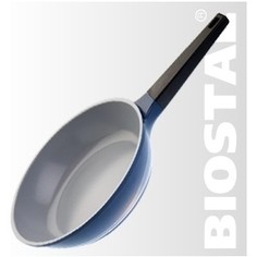 Сковорода d 26 см Biostal (Bio-FPD-26 синий/серый)