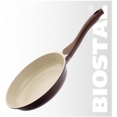 Сковорода d 26 см Biostal (Bio-FP-26 корич/беж)