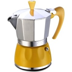 Гейзерная кофеварка на 2 чашки G.A.T. Delizia желтый (100002 yellow)